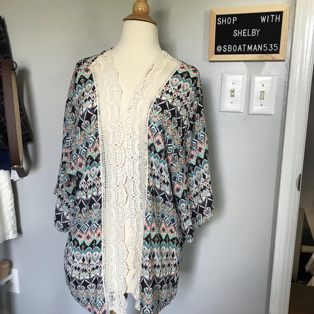 Lacy kimono
